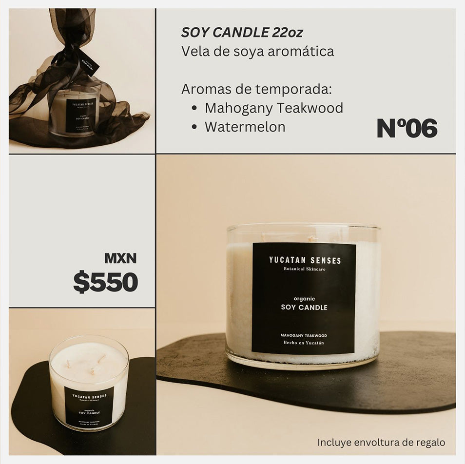 Soy Candle / Vela de Soya 22oz